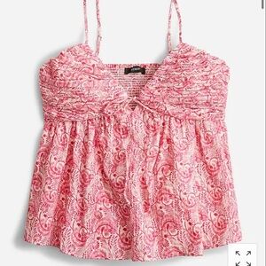JCREW Pink cami top